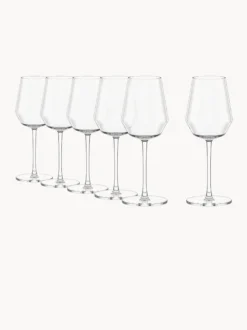 Set di 6 bicchieri da vino bianco in cristallo Celestia
