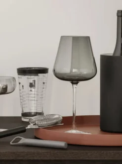 Set di 2 bicchieri da vino bianco in vetro soffiato Belo