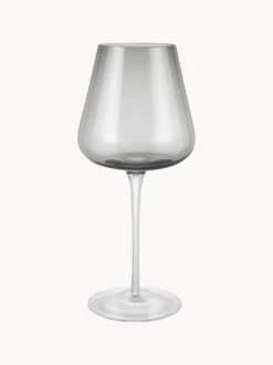 Set di 2 bicchieri da vino rosso in vetro soffiato Belo