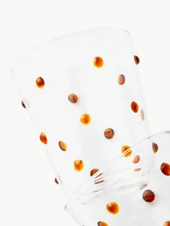 Set di 2 bicchieri in vetro borosilicato soffiato Nob