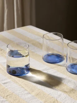 Set di 4 bicchieri in vetro soffiato borosilicato Hadley