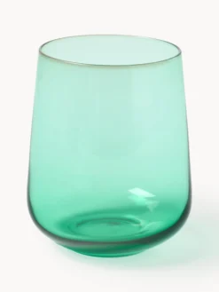 Set di 6 bicchieri in vetro soffiato Goblet