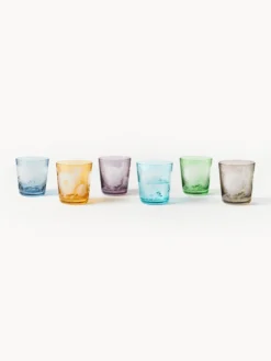 Set di 6 bicchieri Peony