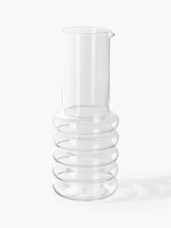 Set di caraffa e bicchieri in vetro soffiato Bubbly 5 pz