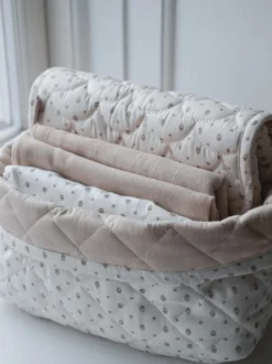 Set di 2 ceste portaoggetti in cotone organico per bambini Rowan