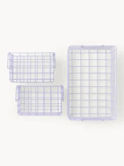 Set di 3 cestini in metallo The Baskets