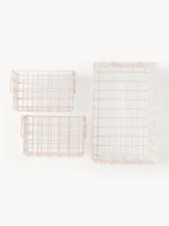 Set di 3 cestini in metallo The Baskets