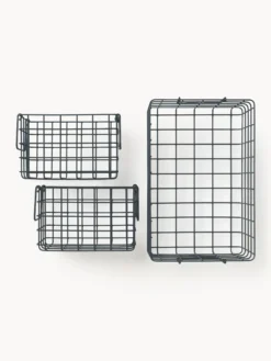 Set di 3 cestini in metallo The Baskets