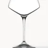 Set di 6 coppe da champagne in cristallo Aria