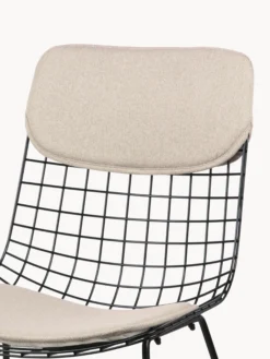 Set di 2 cuscini per sedia in metallo Wire