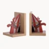 Set di 2 fermalibri per bambini Santos