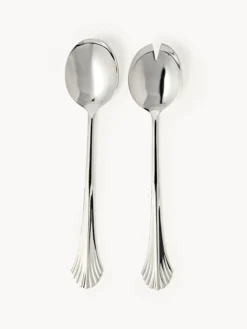 Set di posate per insalata in acciaio inox lucido Ondine