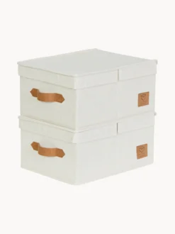 Set di 2 scatole con coperchio Premium