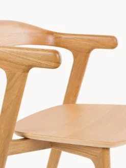 Set di 2 sedie con braccioli in legno Northwood