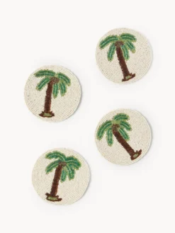 Set di 4 sottobicchieri Palm Tree