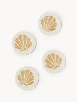 Set di 4 sottobicchieri Shell