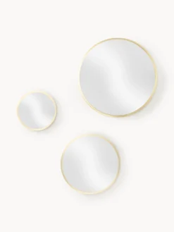 Set di 3 specchi rotondi da parete Ida
