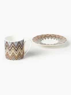 Set di 6 tazze da tè con piattini Jarris