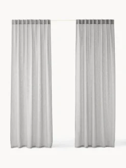 Set di 2 tende semitrasparenti Ibiza, larg. 135 cm
