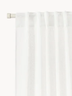 Set di 2 tende semitrasparenti Ibiza, larg. 135 cm