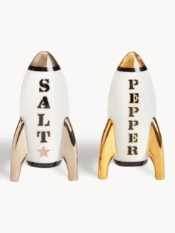 Set saliera e pepiera di design con oro Apollo 2 pz