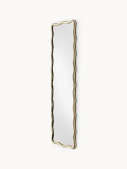 Specchio a figura intera con cornice ondulata in metallo Reggie