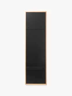 Specchio da parete con cornice in legno di quercia Avery