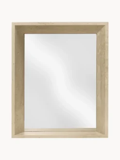 Specchio da parete in travertino Lancet