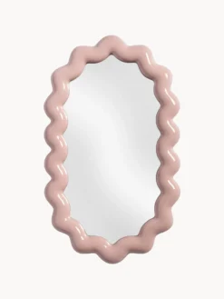 Specchio ovale da parete Zigzag