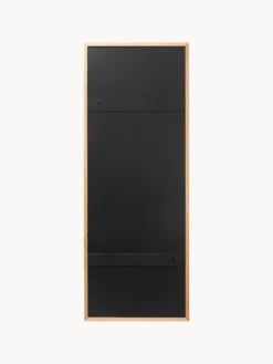 Specchio rettangolare da parete con cornice in legno di quercia Avery