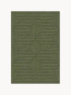 Tappeto a pelo corto lavabile Labyrinth by Jonathan Adler