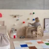 Tappeto per bambini tessuto a mano Chess