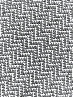 Tappeto reversibile da interno-esterno con motivo zigzag Cort