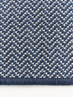 Tappeto reversibile da interno-esterno con motivo zigzag Cort