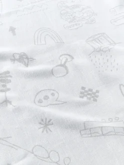 Westwing | Crosby Studios, Coperta reversibile in cotone Jouy