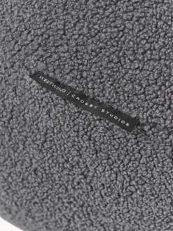 Westwing | Crosby Studios, Cuscino decorativo rotondo in bouclé Celeste Ø 50 cm